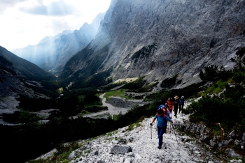 Auf die Zugspitze (2962m) über das Reintal