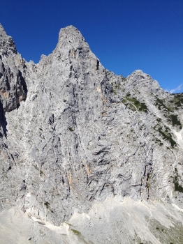 Alpine climbing course in the Oberreintal