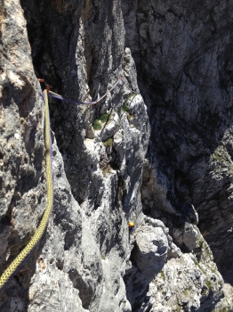 Alpine climbing course in the Oberreintal