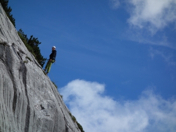 Sport climbing course in an alpine atmosphere below the Alpspitze (3 days)