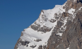 Freeride Abfahrt "Neue Welt" von der Zugspitze