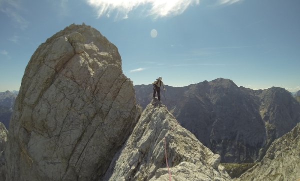 Guided climbing tour over the Blassengrat ridge