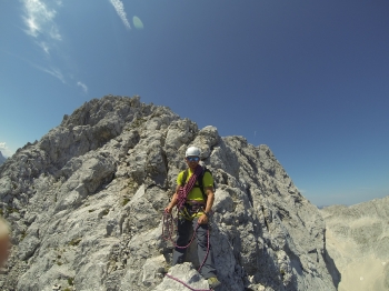 Guided climbing tour over the Blassengrat ridge