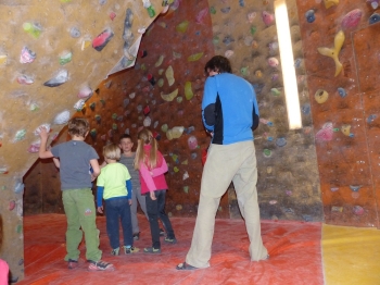Betreutes Kinderbouldern in Garmisch