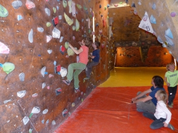 Betreutes Kinderbouldern in Garmisch