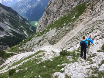 Bergwandertour auf die Partenkirchener Dreitorspitze