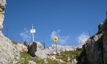 Bergwanderung auf die Zugspitze über das Gatterl