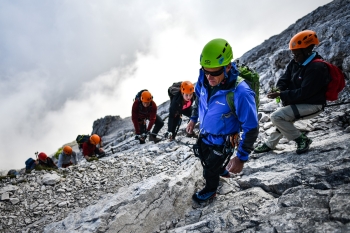 Klettersteigrunde für Einsteiger rund um die Zugspitze (3 Tage)