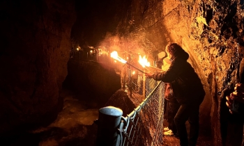 Fackelwanderung durch die Partnachklamm