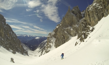 Skitourenklassiker Grünsteinumfahrung in Tirol