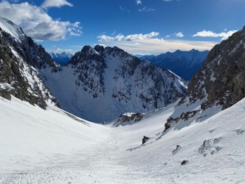 Ski touring classic around the Grünstein in Tyrol