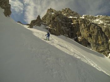 Skitourenklassiker Grünsteinumfahrung in Tirol
