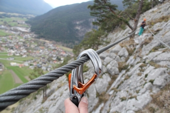 Beginners climbing and via ferrata near Nassereith