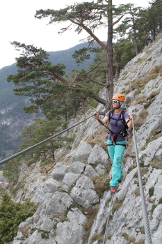 Beginners climbing and via ferrata near Nassereith