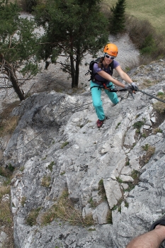 Beginners climbing and via ferrata near Nassereith