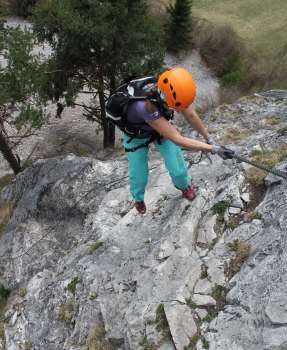Beginners climbing and via ferrata near Nassereith