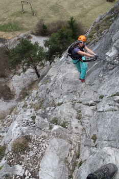 Beginners climbing and via ferrata near Nassereith