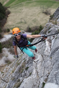 Beginners climbing and via ferrata near Nassereith