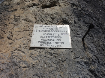 Kaiser Max Via ferrata at the Martinswand