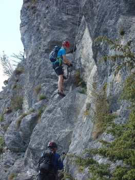 Kaiser Max Via ferrata at the Martinswand