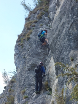 Kaiser Max Via ferrata at the Martinswand