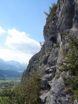 Kaiser Max Via ferrata at the Martinswand