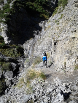 Guided mountainbiketour - Blindseetrail at the Grubigstein