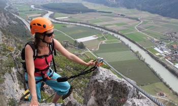 Geierwand-Klettersteig bei Haiming in Tirol