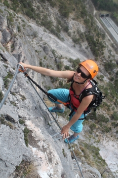 Geierwand-Klettersteig bei Haiming in Tirol