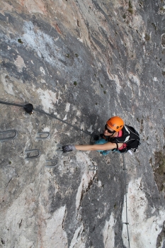 Geierwand-Klettersteig bei Haiming in Tirol