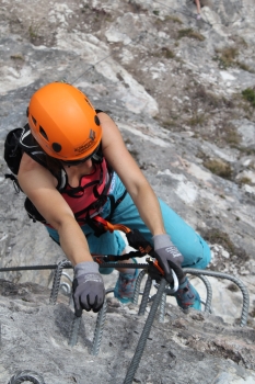 Geierwand-Klettersteig bei Haiming in Tirol