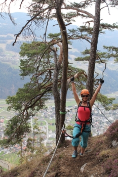 Geierwand-Klettersteig bei Haiming in Tirol