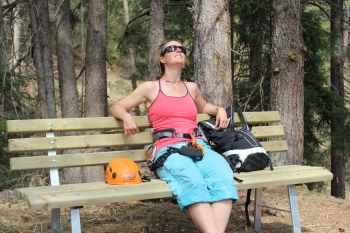 Geierwand-Klettersteig bei Haiming in Tirol