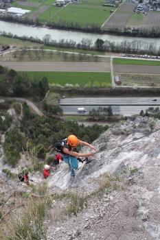 Geierwand-Klettersteig bei Haiming in Tirol
