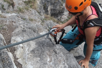 Geierwand-Klettersteig bei Haiming in Tirol