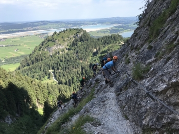 Tegelberg via ferrata Allgäu