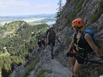 Tegelberg via ferrata Allgäu