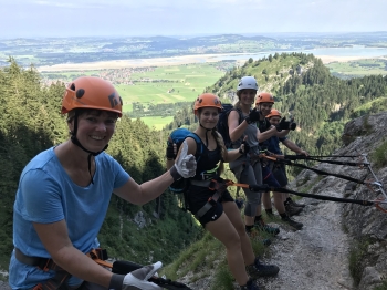 Tegelberg via ferrata Allgäu