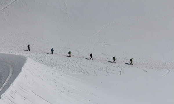 Firmenevent - Gletschertrekking auf der Zugspitze