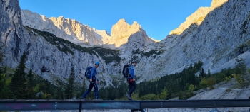 Mountain tour onto the Große Waxenstein